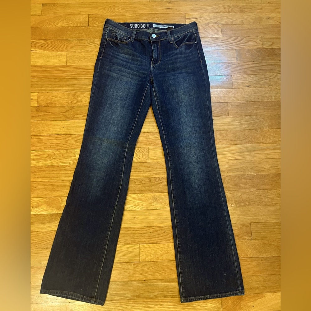 Dkny Women’s Blue Soho Boot Cut Denim Jeans size 2